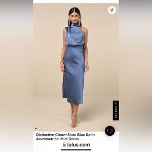 Brand New With Tags / Lulus Dress / Small / Slate Blue